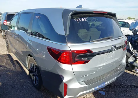 2025 Honda Odyssey Ex-L from USA, damaged, VIN 5FNRL6H66SB078989